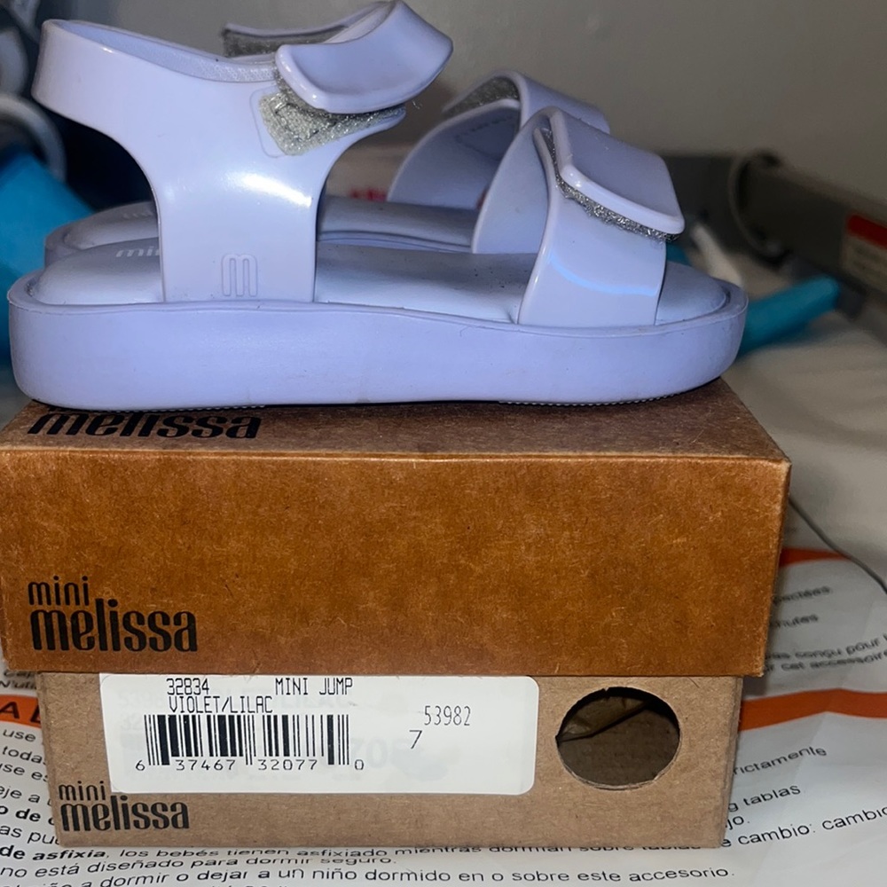 Mini Melissa sandals size 7c
